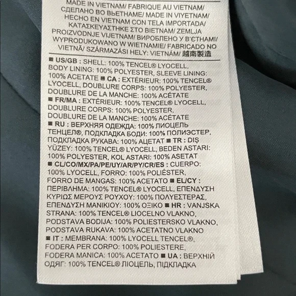 Banana Republic Unstructured Open-front Blazer Gray-Blue Size 8 - Picture 5 of 8